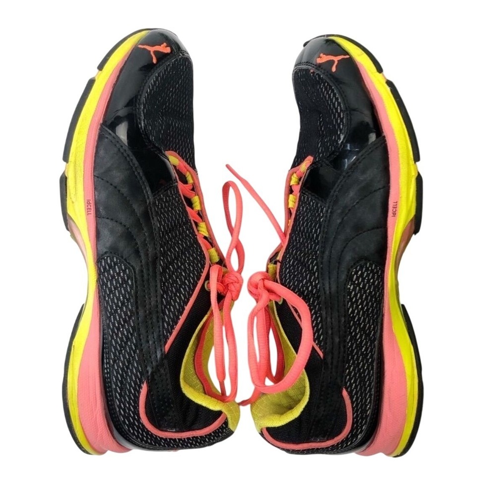 Puma Running Shoes Athletic Sneakers‎ Cushioned Lightweight Black Pink Size 8.5